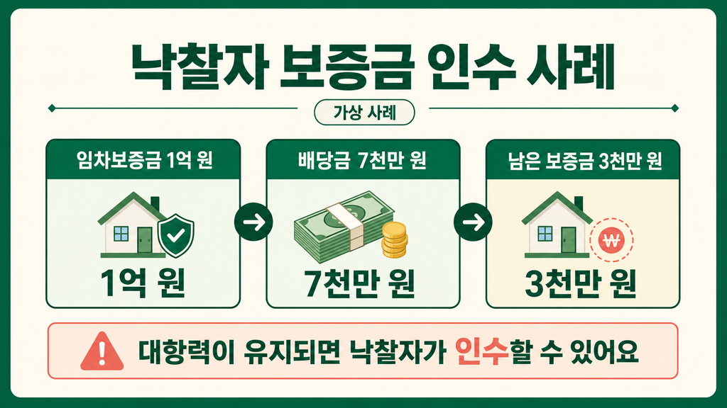 낙찰자 선순위 임차인 보증금 인수