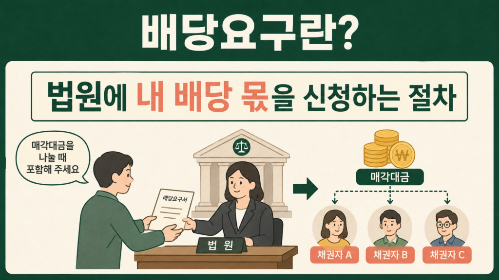경매 배당요구 뜻