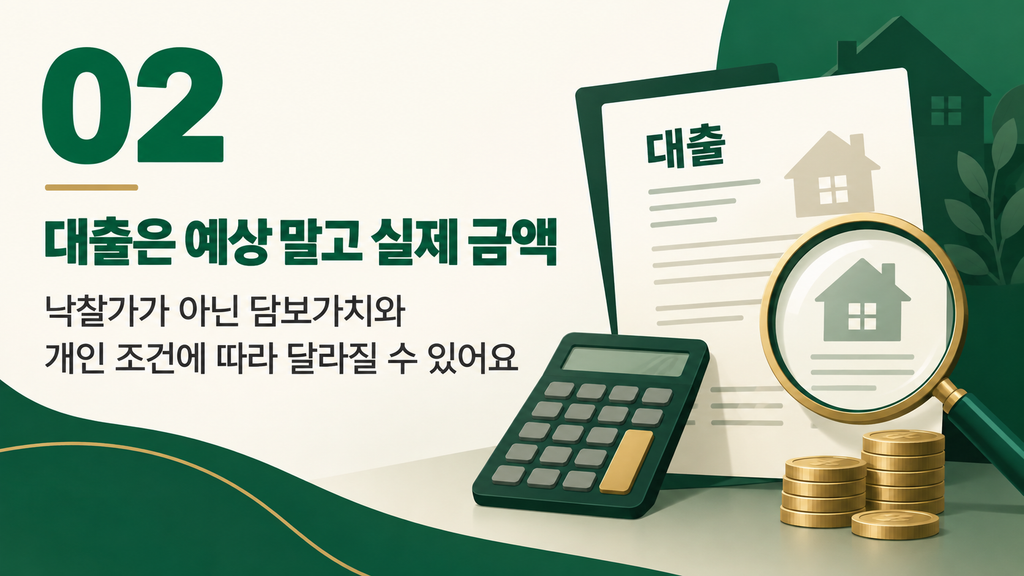 경매 잔금 미납 피하는 입찰 전 자금계획 5가지 03 auction loan check.webp